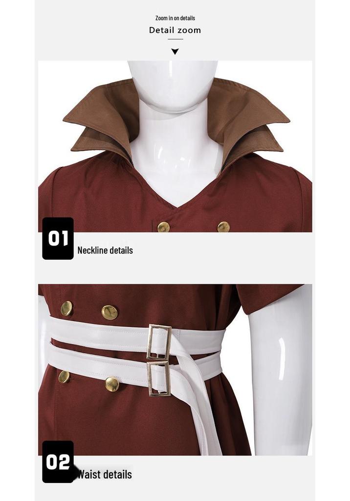 Cross Stone Era Seven Seas Dragon Water Costume for Anime Cosplay and Halloween