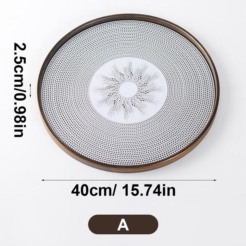 Wutuo Light Luxury Round Serving Plate