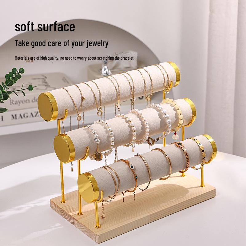 

Металлическая фланелевая многоярусная стойка для хранения часов, браслетов и ювелирных изделий