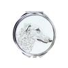 Borzoi, Russian Hunting Sighthound – Pocket Mirror with a Dog, Personalized Mirror for a Purse |