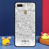 London Country Sketch City Map Case For Oppo A16 A76 A96 A58 A78 A98 A5 A9 A91 A15 A17 A77 A52 A72 A74 A94 A54S A57S Cover