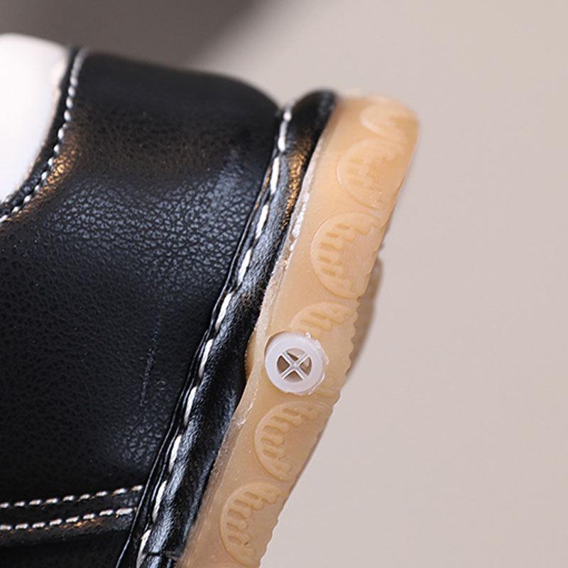 Spring and Autumn New Whistle Boys Single Shoes 0-1-2 Years Old Beef Tendon Sole Called Soft Sole Baby Girl Shoes