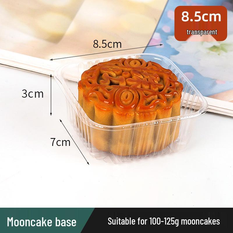 Golden Mooncake Blister Packaging: Salted Egg Yolk Pastry Tray with Mung Bean Cake Blister Box.