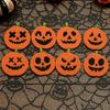 4/8Pcs Handwoven Halloween Drink Pads Anti Scald Non-Slip Cup Mat Decorative Placemats  Home Decor