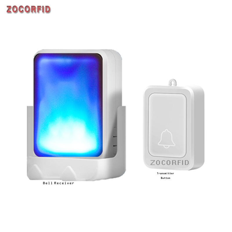 Doorbell 7 Color Lights Flash + Music Doorbell Home Wireless Elderly/Deaf Men Door Bell Motion Sensor Bell Ring Doorbell