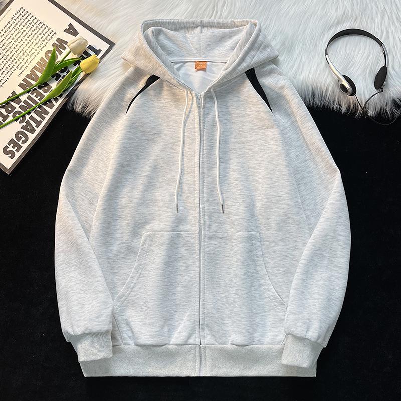 Dámská retro mikina s kapucí - Všestranná, volná, ležérní móda na jaro a podzim.