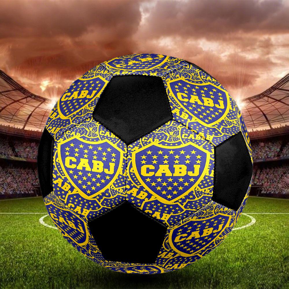 1pc Boca Juniors Soccer Ball Size 5 Indoor Soccer Ball Fashion Colorful Backyard Game - Great For Sports Fans Gift HE11