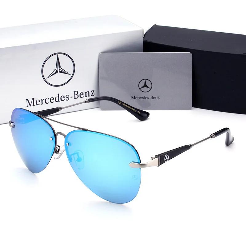 Naklejka Samochodowa Dla Mercedes Benz Klasy A B C E S V GLB GLC GLE AMG Pilot SLK SLC ML Samochód Wysoki Mężczyźni Przeciwodblaskowe Okulary Kierowcy Polaryzacyjne