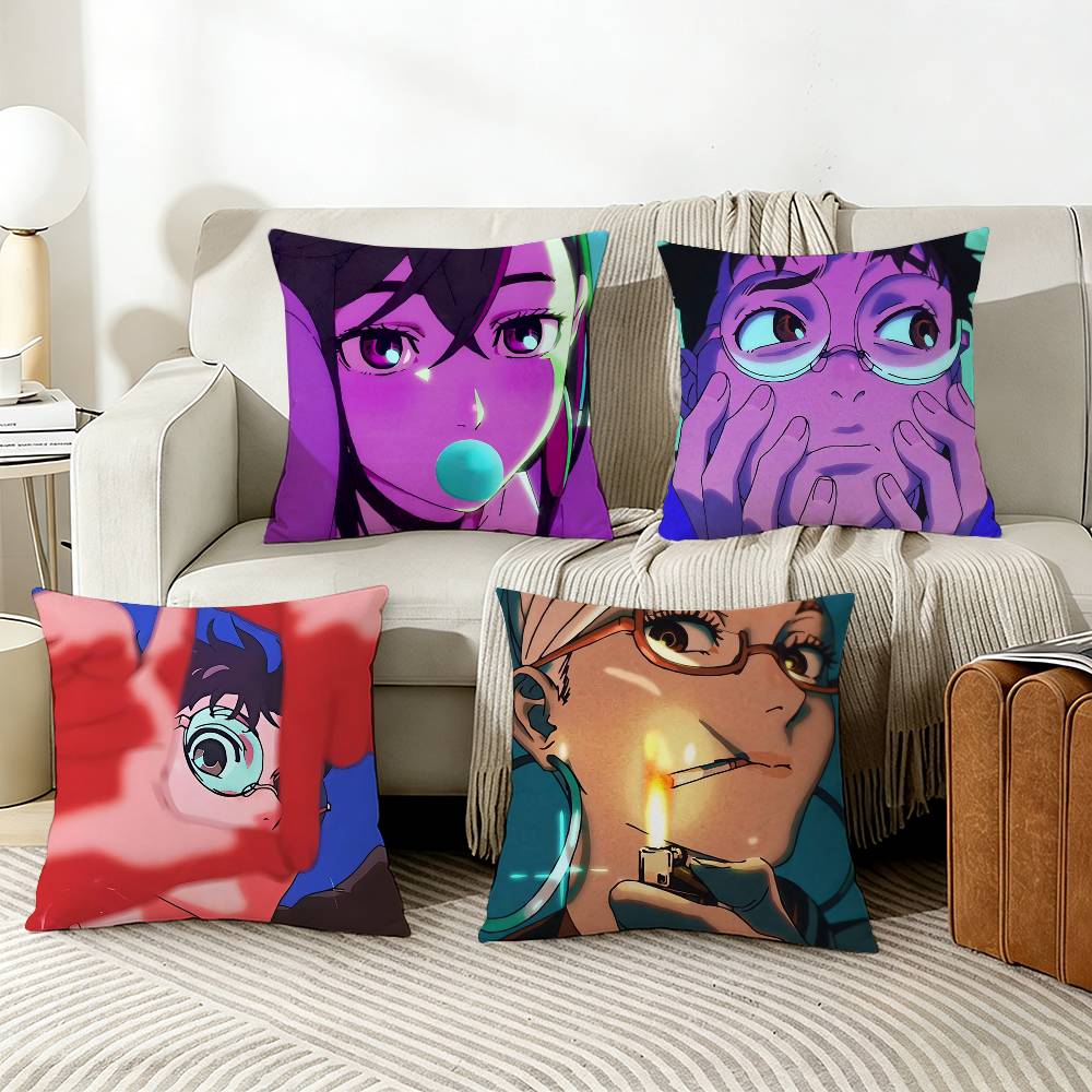 Dandadan Anime Pillow Case Living Room Sofa Cushion Cover Suitable For Home Bedroom Room Decoration
