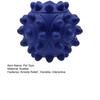Rubber Dog Chew Ball with Squeaker Interactive Treat Dispensing Toy for Small Medium Breeds