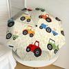 1PC Tractors Piglets Umbrella-8-Rib Reinforced, Automatic Open, Lightweight & Durable, Cute Fashion Accessory for Outdoor-T395