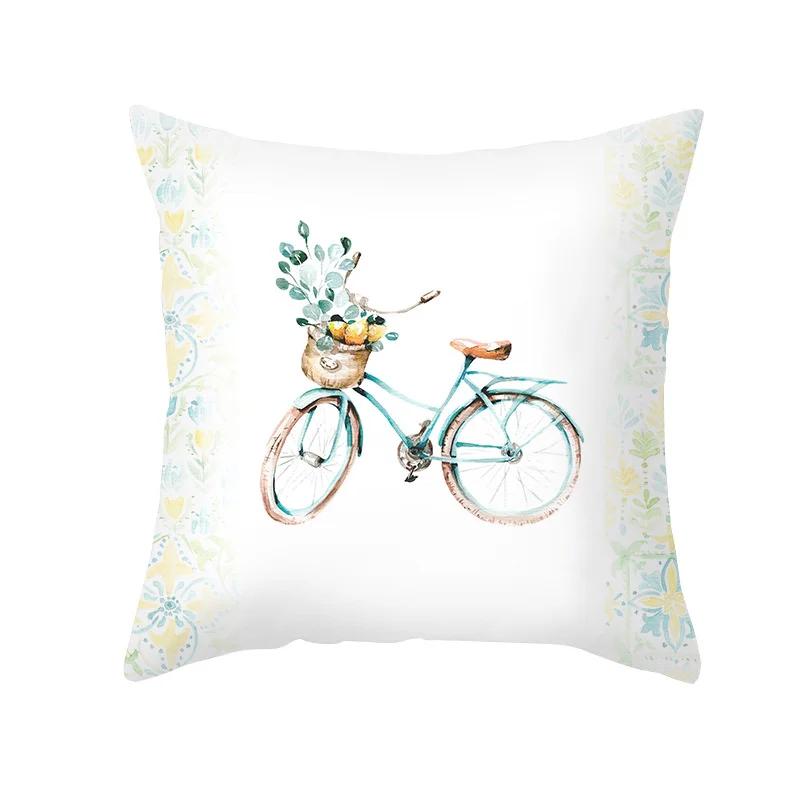 Nordic Summer Yellow Lemon Throw Pillow Cover Living Room Sofa Office Car Seat Waist Cushion   Home Decoration