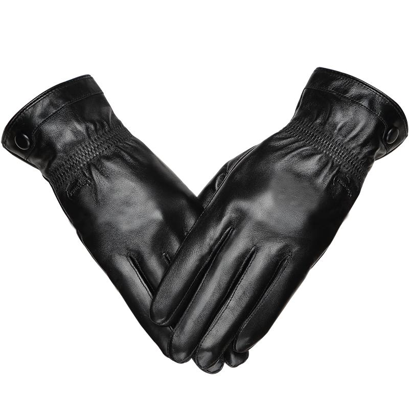 

Crocodile Thin Goatskin Touchscreen Gloves L (Unlined)