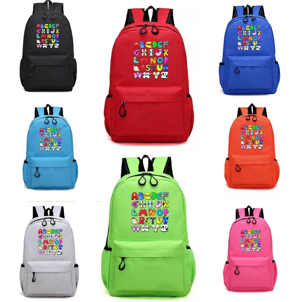 Cartoon-themed Alphabet Lore Backpack For Kids