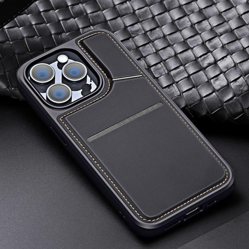 Suitable for IPhone16Pro Case MagSafe Magnetic Plug-in Card 14/13 Stand Apple 15 Case