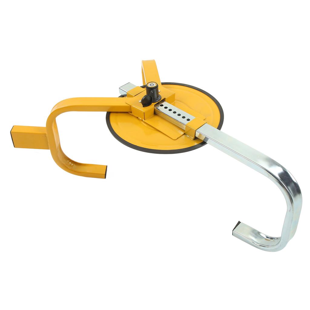 Cerradura Antirrobo para Rueda de Vehículo Abrazadera Ajustable Ajuste Universal para Coche Autocaravana Camión Remolque SUV