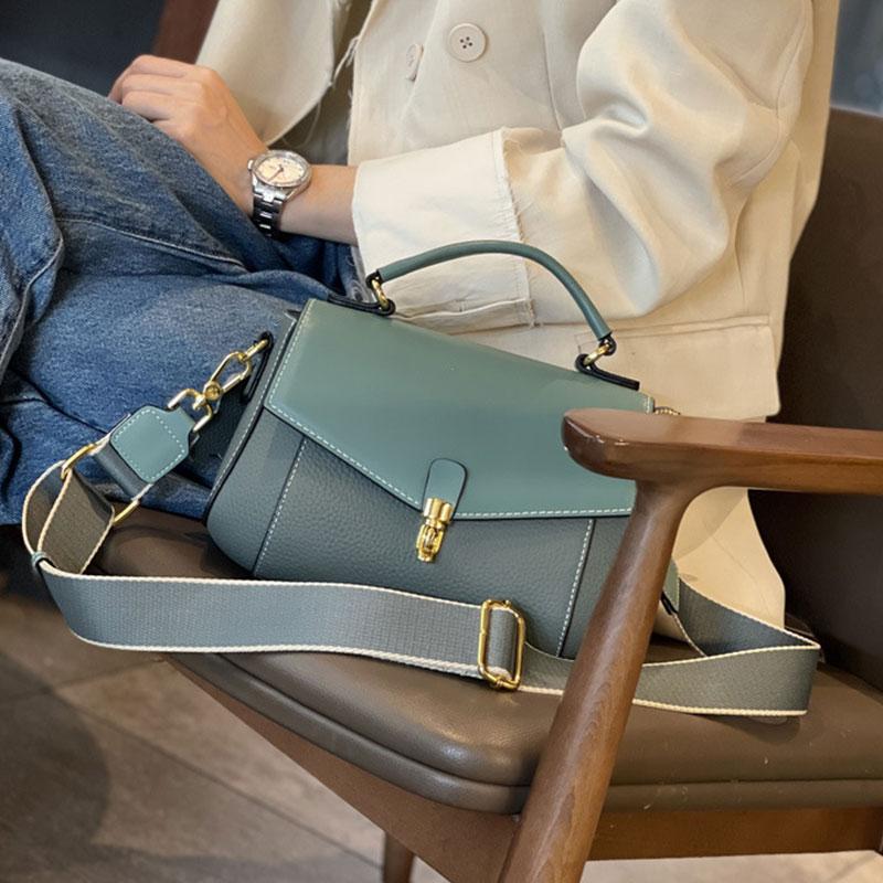 Luxury Designer Women's Shoulder Bag Fashion Genuine Leather Women Handbags  Cowhide Female Crossbody Bags 88191