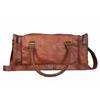Luggage Duffel Gym Bag New Men's Brown Vintage Genuine Leather Goat Hide Travel