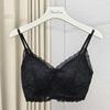 Women's French Triangle Lace Camisole Bra with V-Neck and Beautiful Back Design