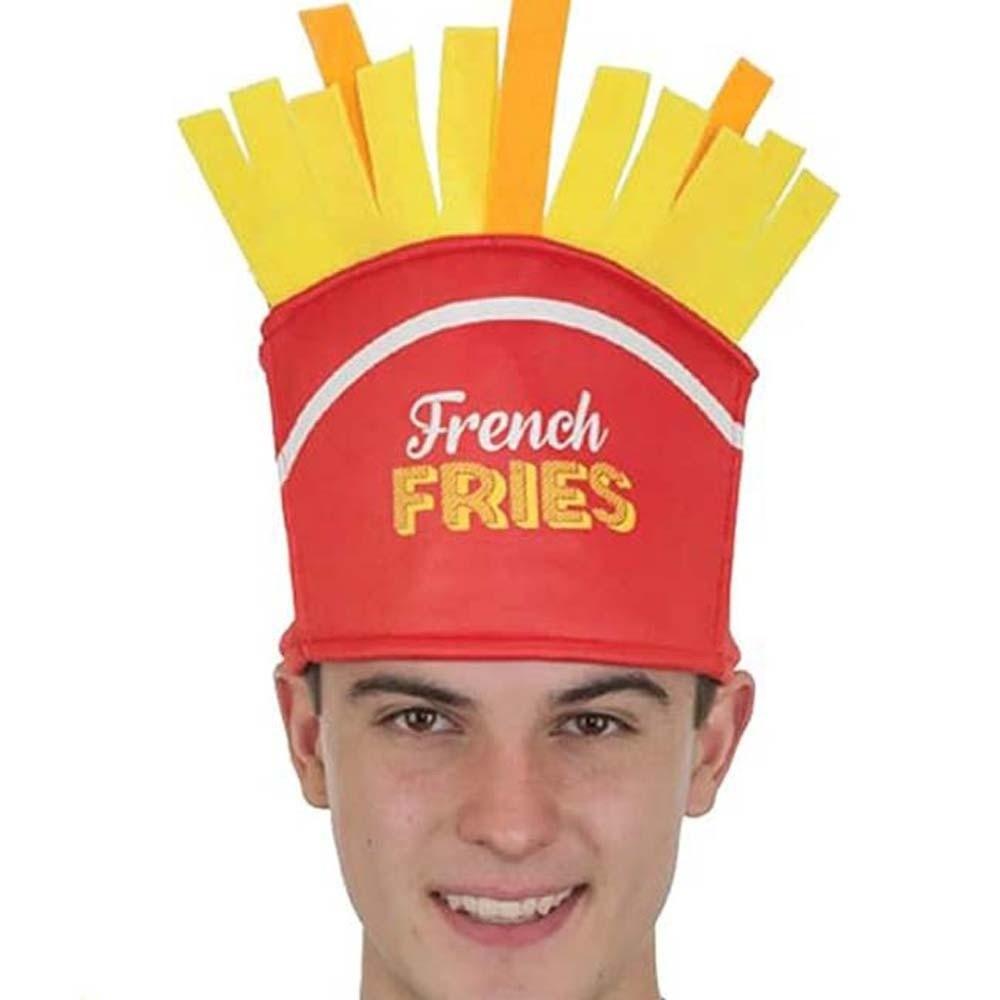 Halloween Taco Hair Hoop Funny Creative Pizza Hat Friends French Fries Hat  Women