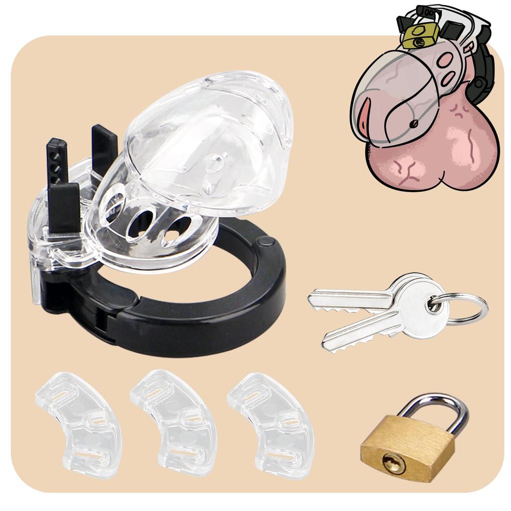 Giftoyou Chastity Chastity Cock Chastity for SM Penis SM Restraint Adult Toys Device, Lock, Cage, Belt, Men, Play, Restraint, Goods,