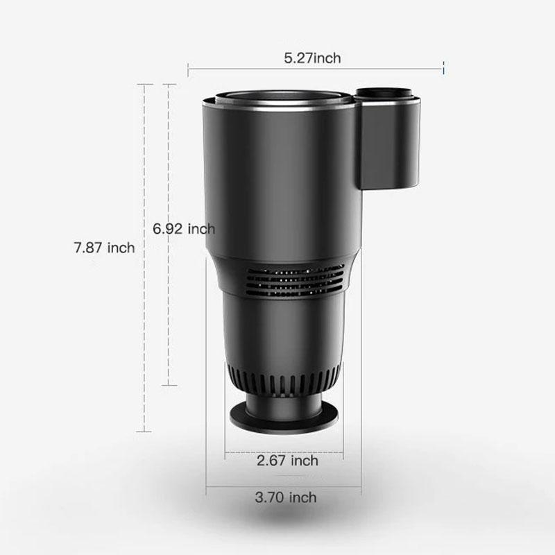 Intelligent Car Hot/Cold Cup,Digital Drink Cooler/Heater For Automobile Usb Portable Dual Use Fast Cooling Heating Cup