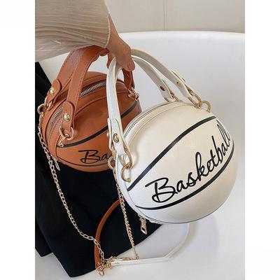 Bolsa Esportiva da Moda 2025 para Basquete Futebol, Bolsa Transversal Messenger com Corrente da Moda