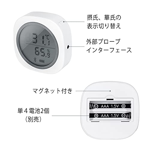 Inkbird Thermometer/Hygrometer, Bluetooth-Enabled Data Logger, Digital Thermometer/Hygrometer, Smartphone Temperature and Humidity Management, Graph R