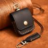 Luxury Genuine Leather Case For Apple Airpods 4 3 2 1 Airpods Pro Wireless Earphone Cases funda Airpod Cover with lanyard