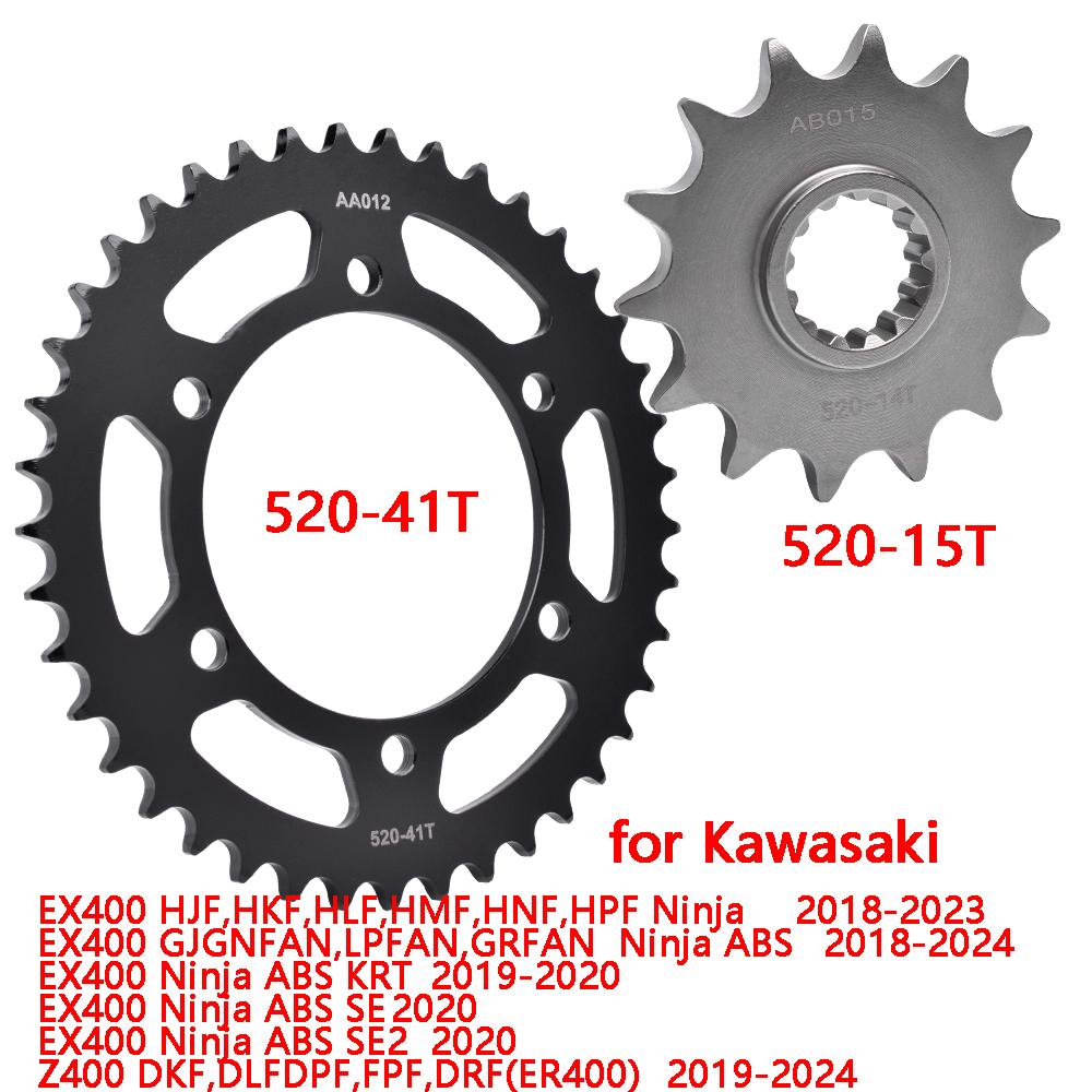 520-14T 520 41T Motorrad Vorderradritzel Zahnrad für Kawasaki EX 400 EX400 Ninja ABS Z400 ER400