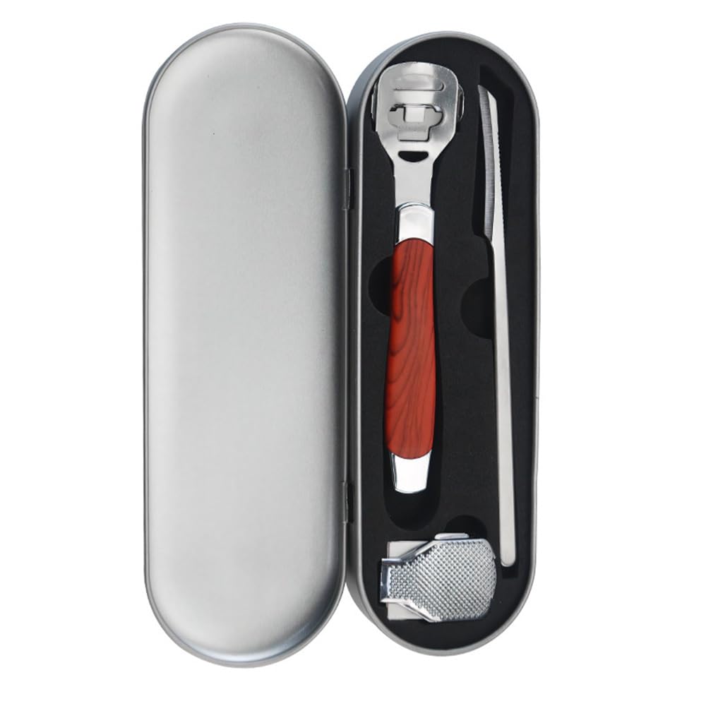 

SHSHANLC Набор инструментов для ухода за ногами с мозолями и для и Идеально подходит для пяток и с Сменные лезвия Удалитель, Мозоли, Натоптыши, Мозоли, Педикюр, Скребки,