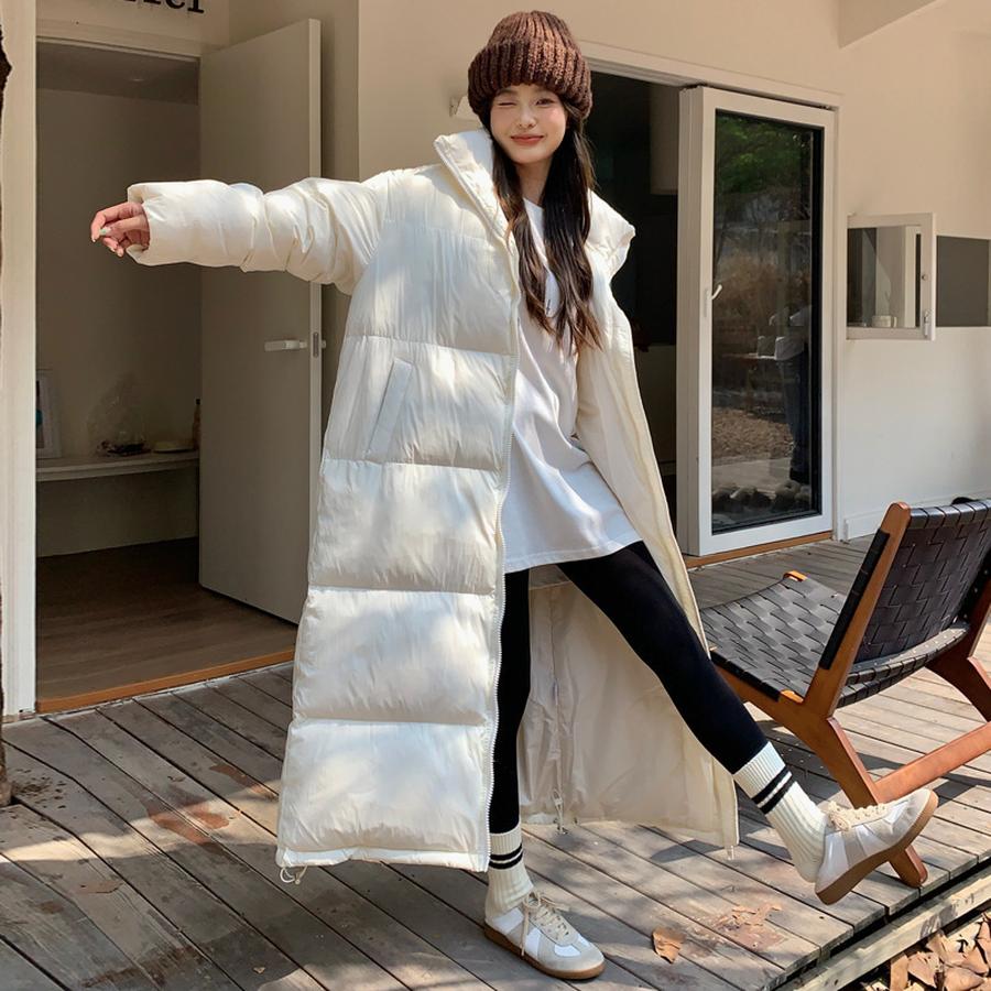 Factory Direct Oversized Long Sleeve Cotton Puffer Coat for Women - Extra Thick, Warm, Loose Fit