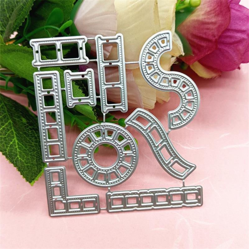 Photo Film Projection Design Style Metal Cutting Die Stencil for DIY Scrapbooking Album Photo Embossing Paper Card Craft Decor