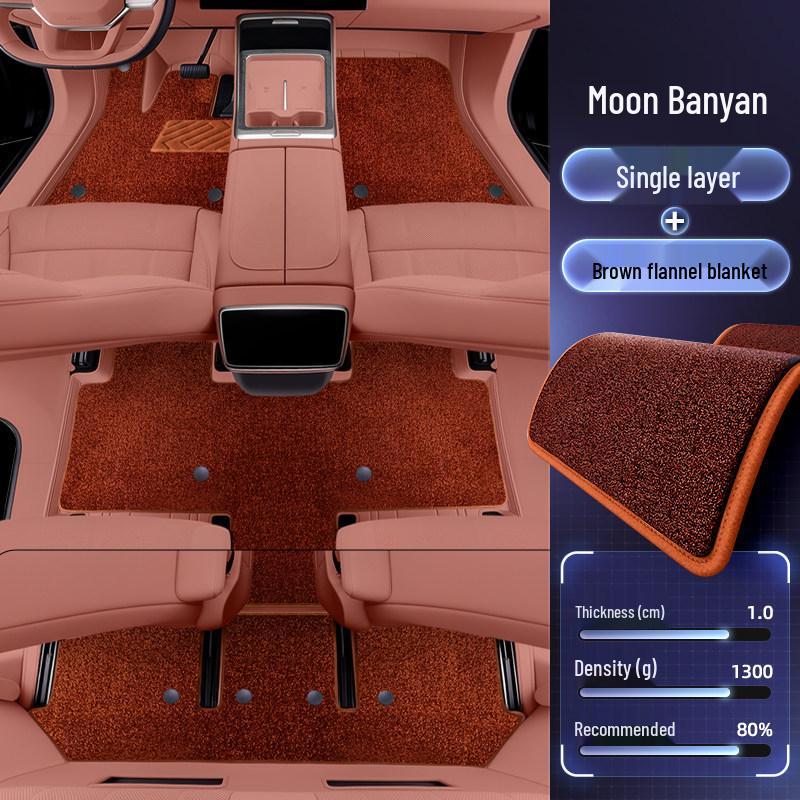 Lando L90 Full Coverage Foot Mats for 25 Models: Six/Seven-Seater Car Interior Carpet Accessories