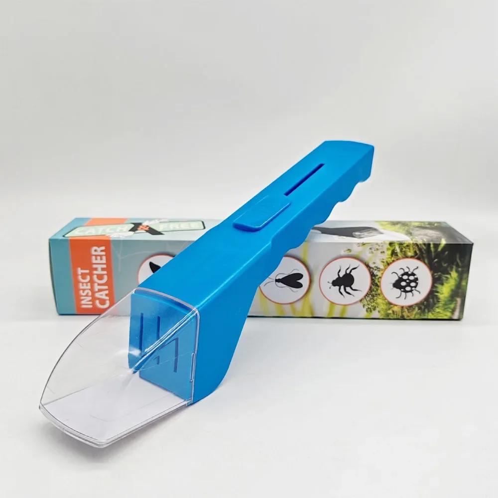 Push Operated Insect Catcher Clip Contactless Spider Catcher Tool Eco Friendly Bug Collector Household Pest Control Outdoor Gear
