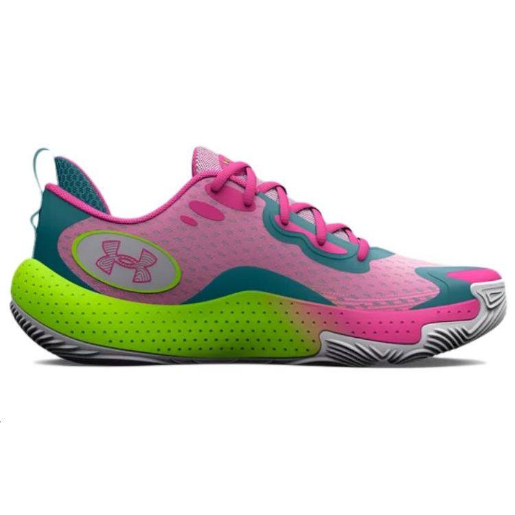 Under Armour Spawn 5 White Lime Pink Unisex 3026285-100