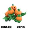 Hell'S Gate Small Particles Building Block Scene Fence Landscape Halloween Haunted House Modular Ornament