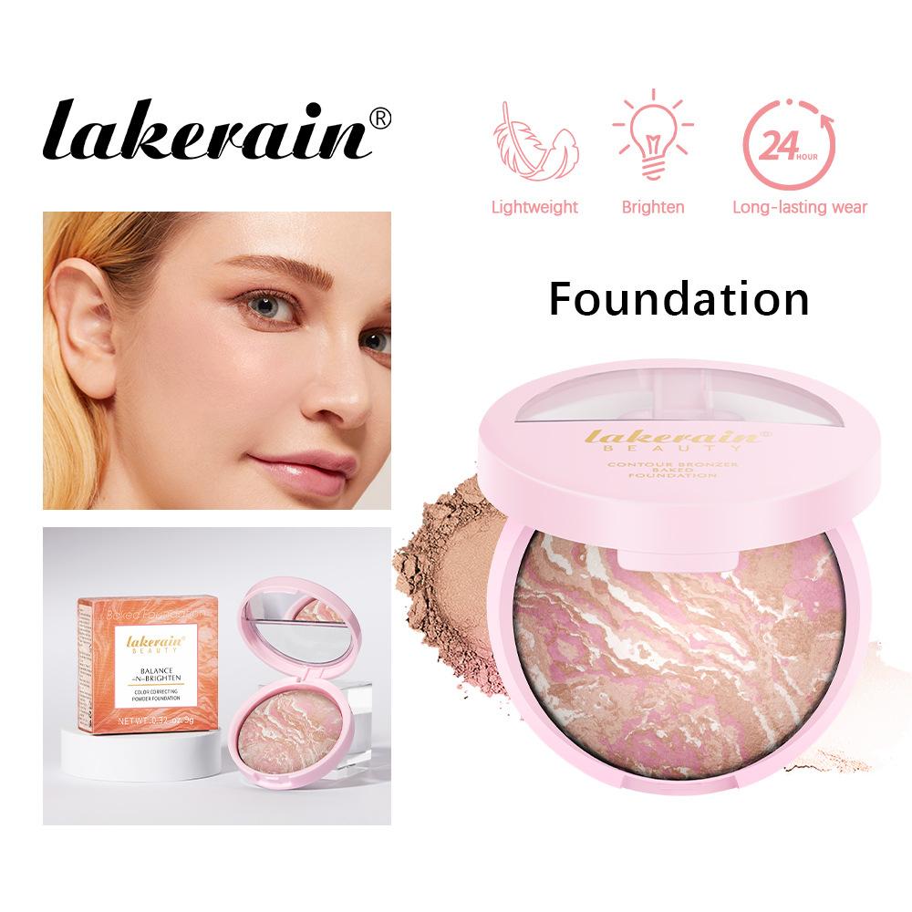 Matte Face Foundation Bronzer Pressed Powder Compact Long Lasting Oil Control Translucent Loose Setting Powder For Face Makeup