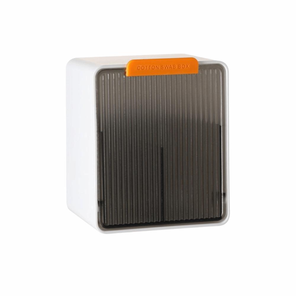 

Free Punching Cotton Swab Storage Box Wall-Mounted Container Box Storage Drawer Cotton Pad сірий/помаранчевий