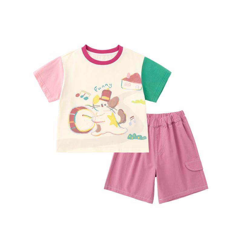 Dudu Family Kids  Summer T-Shirt & Shorts Set 110