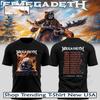 Neues Megadeth 2026 Welttournee 3D Druck T-Shirt Herren Damen Mode Hip Hop Oversized Kurzarm Oberteile T-Shirts Herren Kleidung Kinder T-Shirt