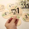 Wooden Baby Animal Milestone Cards for Monthly Photoshoots