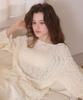 ADAUL Soft Bloom Cable Knit - Ivory