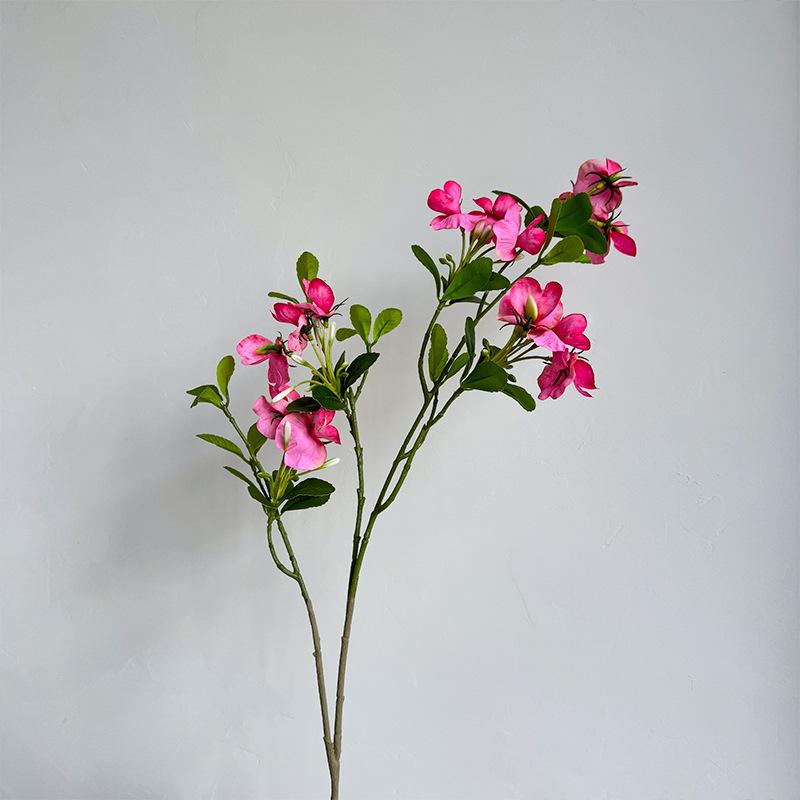Pea Flower Scented Silk Faux Flowers for High-Class Living Room Decor & Photography Props
