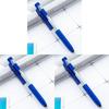1/2/3pcs 4-in-1 Multi-function Ballpoint Pen Built-in LED Light Foldable Stand Portable Reading Writing Pen Practical School