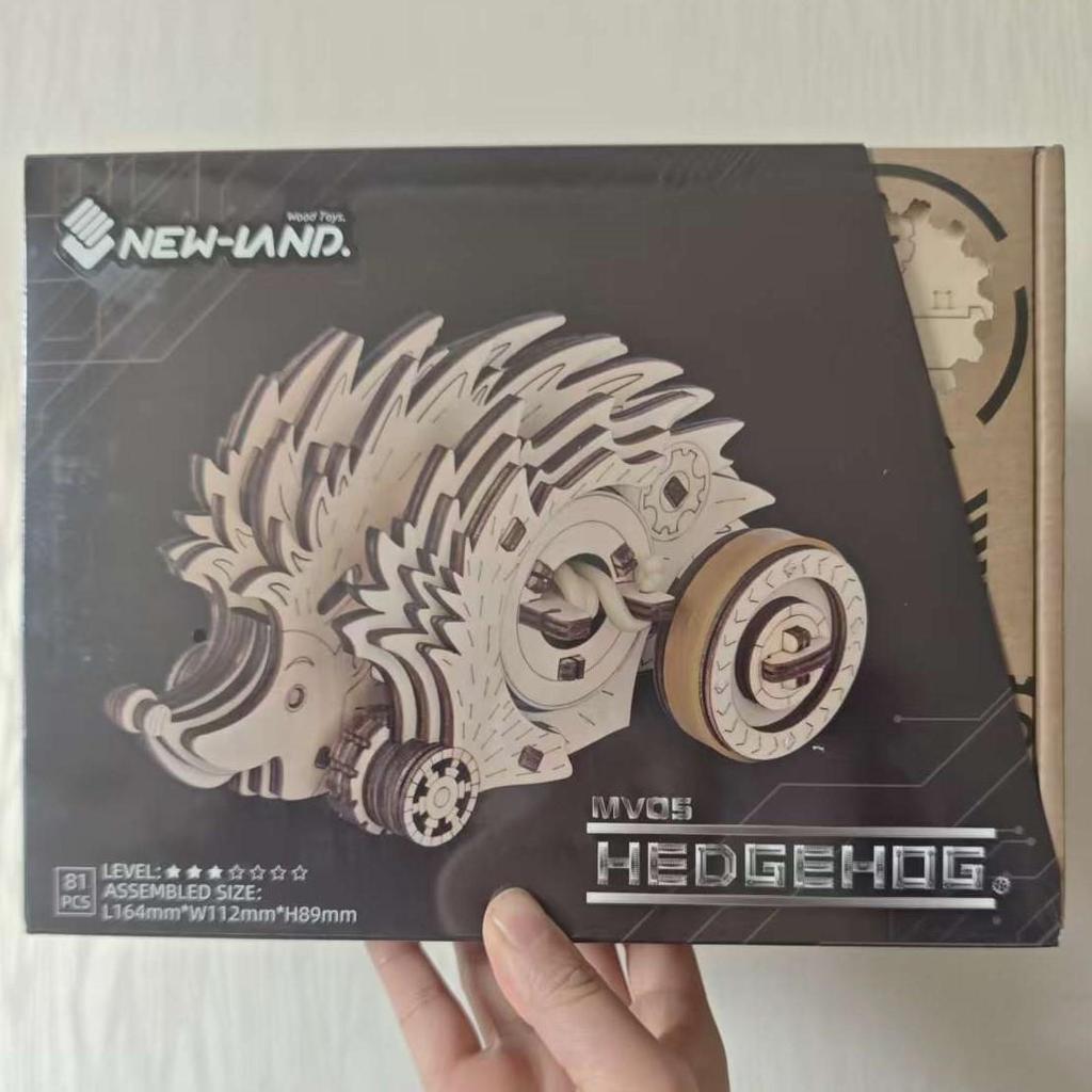 DIY Wooden Owl Clock Train Model - Creative Assembly Toy & Password Box