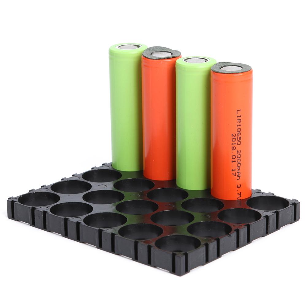 Portable Spacer Radiating Holder Household Electricity 4x5 Cell Lithium Battery Accessories for DIY 18650 Battery Pack