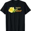 Gelbe Rose von Texas Aquarell Klassisches Texas Rose T-Shirt