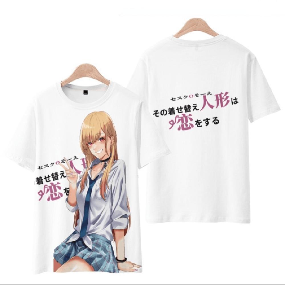 Anime Manga My Dress Up Darling Trička 3D tisk Muži Žena Tričko pro volný čas Streetwear Nadměrná velikost Harajuku Dětské topy Trička Oblečení