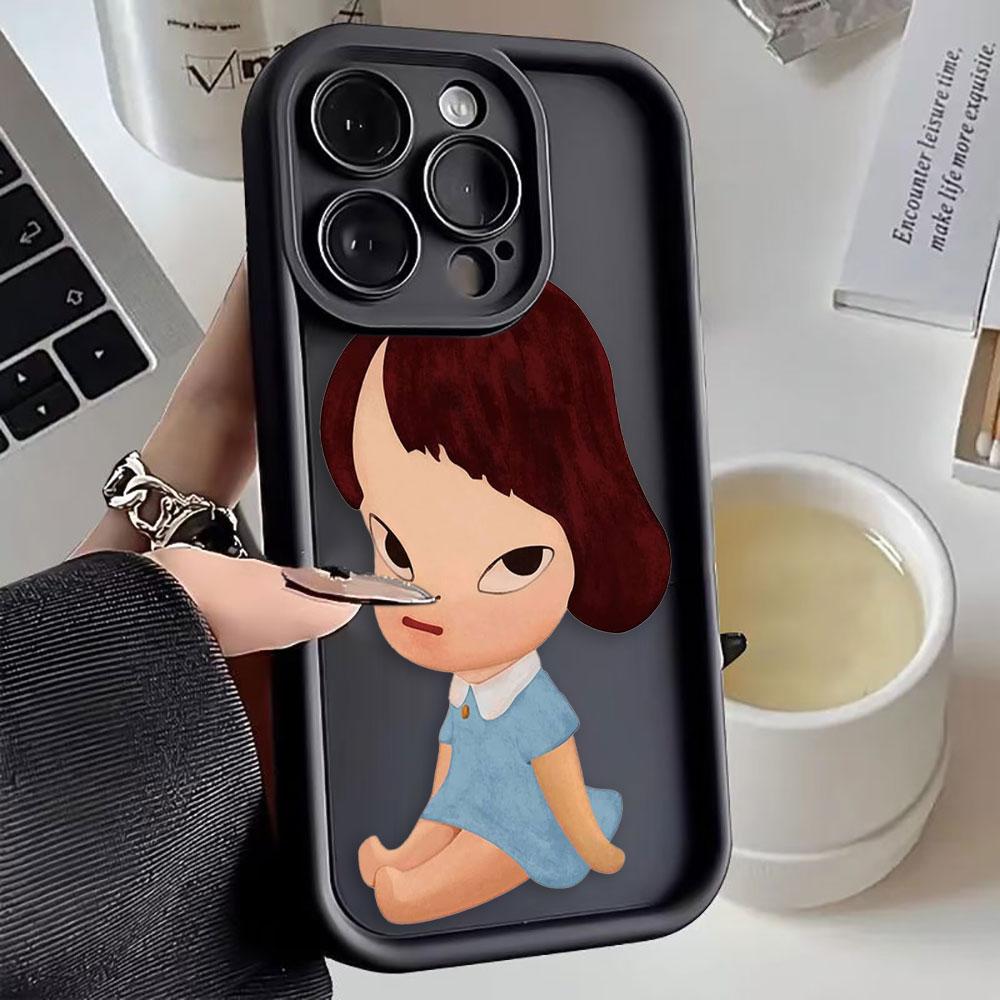

Yoshitomo Nara Art Phone Case For Oneplus 8T 9R 10R 11 12 13 13T 15 NORD ACE CE 2 3 4 5 6 LITE Case DIY Shell Funda Capa Cover OneplusNORD45G